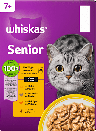 Nassfutter Katze 7+ Geflügelauswahl Whiskas