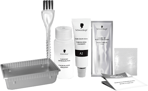 Ansatzset A2 Goldbraun Schwarzkopf