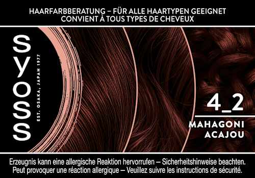 Haarfarbe 4_2 Mahagoni Syoss