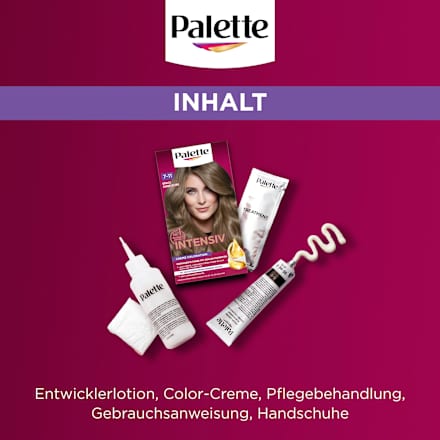 Intensiv Creme Coloration - Nr. 7-11 Kühles Dunkelblond Palette