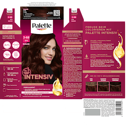Intensivtönung 878 Mahagoni Palette
