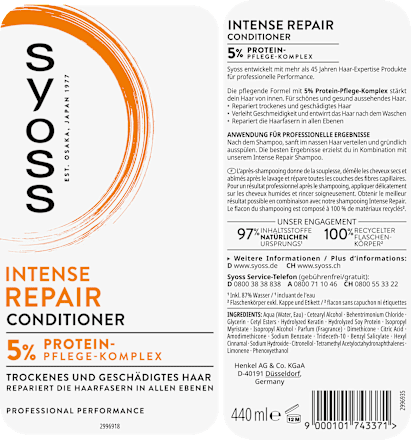 Conditioner Intense Repair syoss