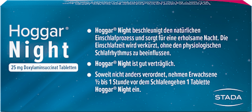 Hoggar Night 25 mg Doxylaminsuccinat Tabletten Hoggar