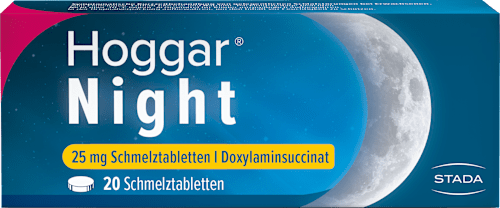 Hoggar Night 25 mg Doxylaminsuccinat, Schmelztabletten Hoggar