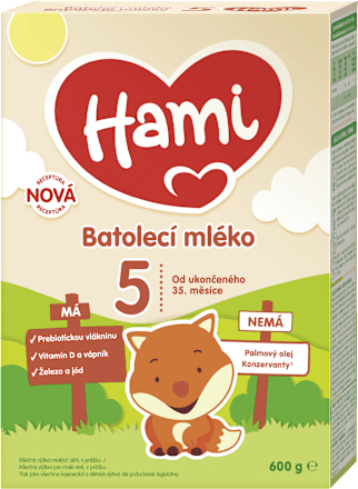 pokračovací mléčná kojenecká výživa 5 Hami