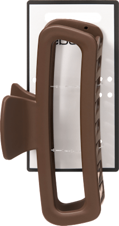 Haarklammer maxi, braun/schwarz ebelin