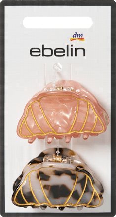 Haarklammern Croissants ebelin