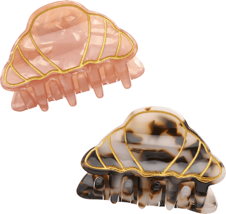 Haarklammern Croissants ebelin