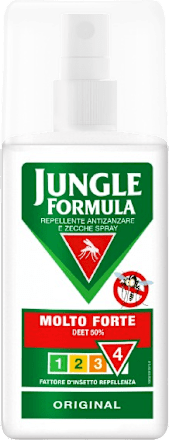 Spray antizanzare e zecche molto forte JUNGLE