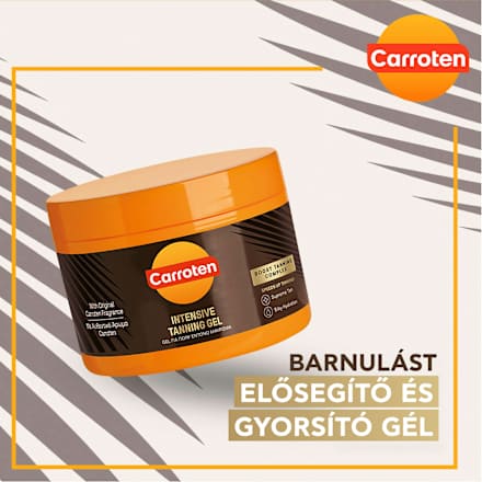 Intenzív barnulást segítő gél Carroten