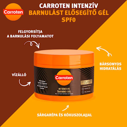 Intenzív barnulást segítő gél Carroten