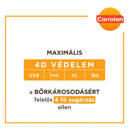 Fényvédő arcra Illuminating UV Fluid SPF50+ Carroten