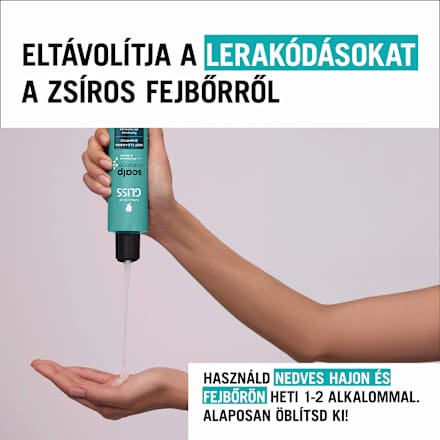 Mélytisztító sampon Scalp Balance, zsíros fejbőrre Schwarzkopf GLISS