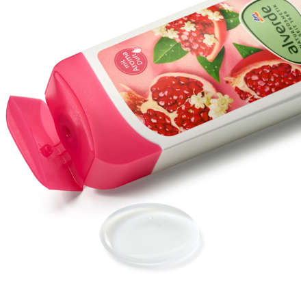 Gel za tuširanje z bio granatnim jabolkom in bio bezgovimi cvetovi alverde NATURKOSMETIK