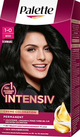 Intensiv-Creme-Coloration - Nr. 900 Schwarz Palette Intensive Color Creme