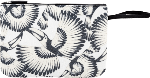 Bikinitasche Tukane Canvas creme PURSET