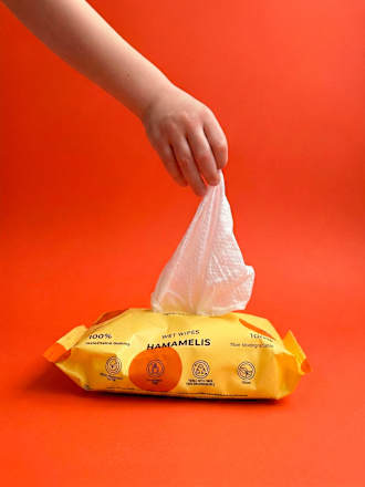 vlhčené ubrousky Hamamelis KOLORKY
