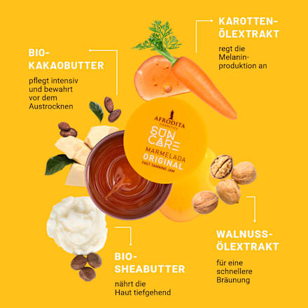 Selbstbräuner Bräunungsbeschleuniger-Creme Marmelada AFRODITA