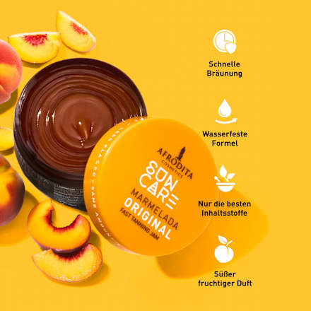 Selbstbräuner Bräunungsbeschleuniger-Creme Marmelada AFRODITA