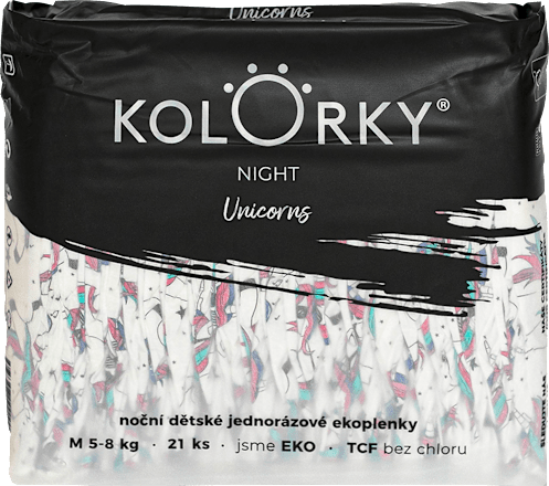 pleny NIGHT, velikost M, motiv Jednorožci KOLORKY