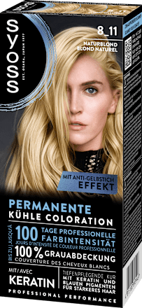 Haarfarbe Permanente Coloration 8_11 Naturblond  Syoss