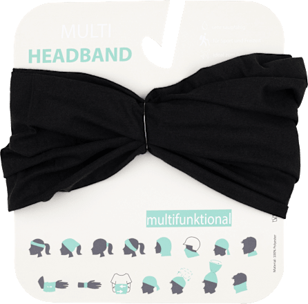Kopfband multifunktional schwarz PURSET