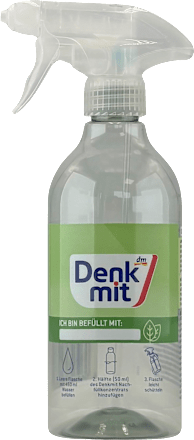 Nachfüllflasche mit Sprühkopf nature Denkmit