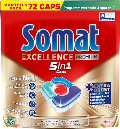 Geschirrspül-Tabs Excellence Premium 5in1 Vorteilspack Somat