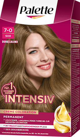 Intensiv-Creme-Coloration 500 Dunkelblond Palette