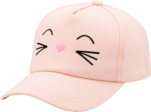 Kinderkappe Katze rosa PURSET