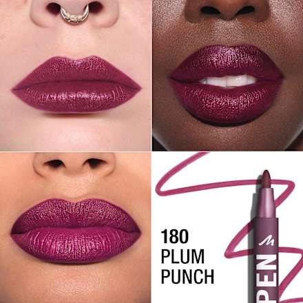 Lippenstift Volume Up Ink Pen 180 Plum Punch MANHATTAN Cosmetics