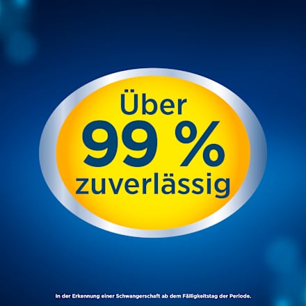 Schwangerschaftstest mit digitaler Anzeige der Woche Clearblue