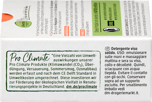 pleťové tuhé mýdlo Pro Climate bio meruňka & mango alverde NATURKOSMETIK