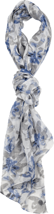 Schal Blumenprint blau  PURSET