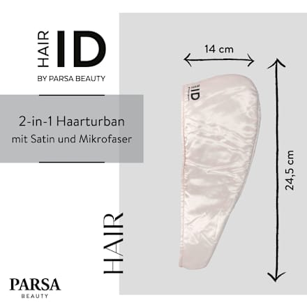 Turbante satin in microfibra PARSA BEAUTY