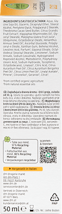 Q10 denní pleťový krém bio grapefruit & bio rakytník alverde NATURKOSMETIK