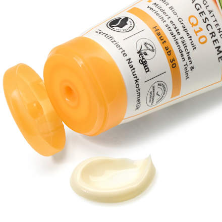 Q10 denní pleťový krém bio grapefruit & bio rakytník alverde NATURKOSMETIK