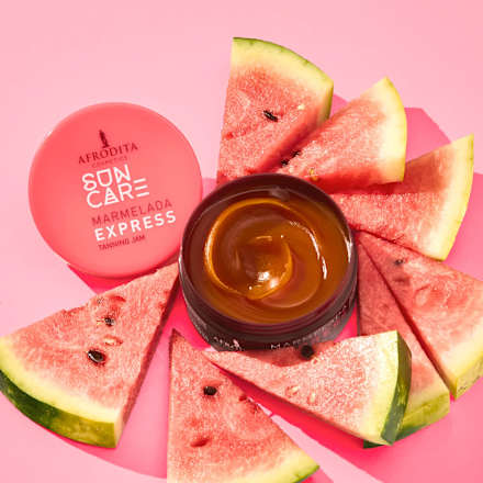 Selbstbräuner Bräunungsbeschleuniger-Creme Marmelada Express AFRODITA