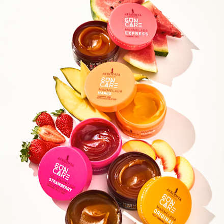 Selbstbräuner Bräunungsbeschleuniger-Creme Marmelada Express AFRODITA