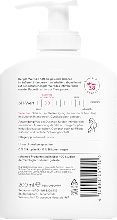 Intimpflege Waschgel  sebamed