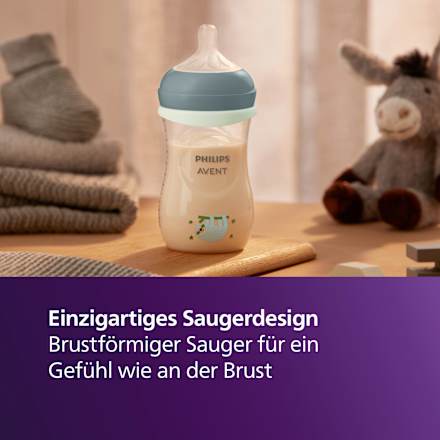Babyflasche Natural Response Faultier 3-6 Monate 260 ml PHILIPS AVENT
