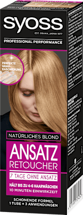 Ansatz Retoucher 7 Tage ohne Ansatz - Natürliches Blond Syoss