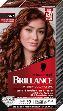 Intensiv-Color-Creme - Nr. 867 Mahagoni-Braun Schwarzkopf Brillance