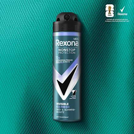 Antitranspirant Deospray Nonstop Protection Invisible Ice Fresh Rexona men