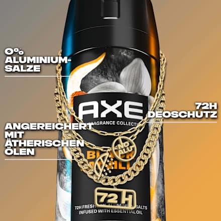 Bodyspray Black Vanilla Orange & Sandalwood Scent AXE