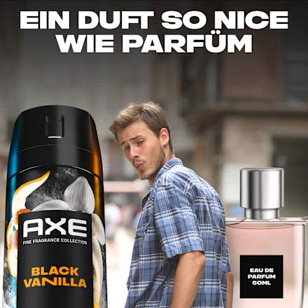 Bodyspray Black Vanilla Orange & Sandalwood Scent AXE