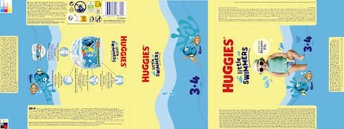 Schwimmwindeln, Gr. 3-4 (7-15 kg) Huggies Little Swimmers