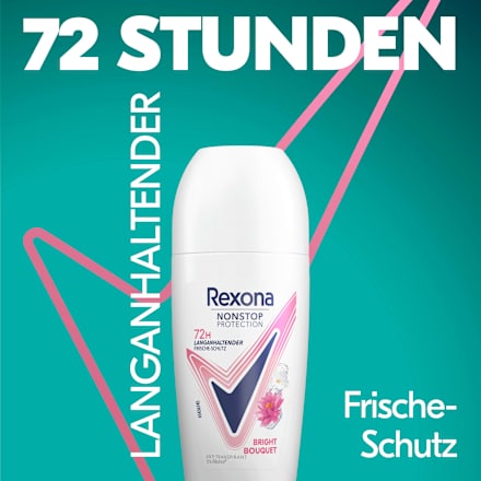 Antitranspirant Deo Roll-on Nonstop Protection Bright Bouquet Rexona