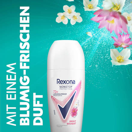 Antitranspirant Deo Roll-on Nonstop Protection Bright Bouquet Rexona