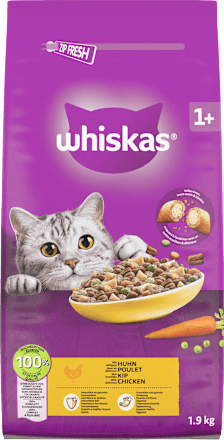 Trockenfutter Katze mit Huhn, Adult 1+ Whiskas
